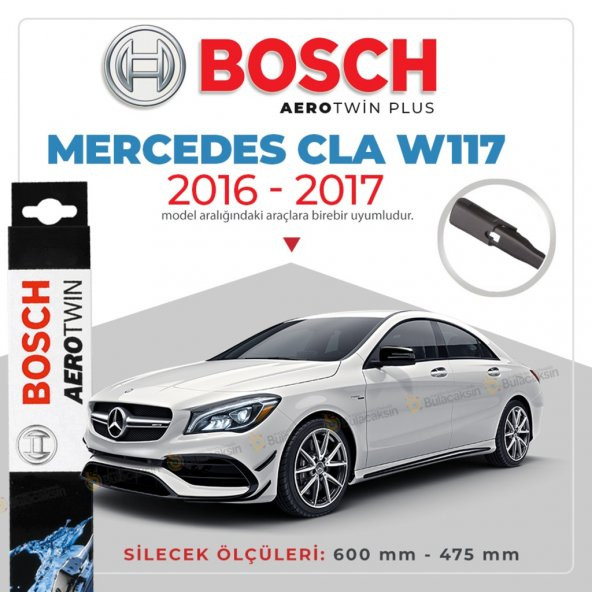 Mercedes CLA W117 Muz Silecek Takımı (2016-2017) Bosch Aerotwin A204S