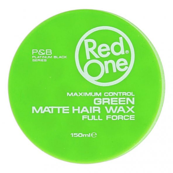 Red One RedOne Green Matte Yeşil Mat Hair Wax 150 ml