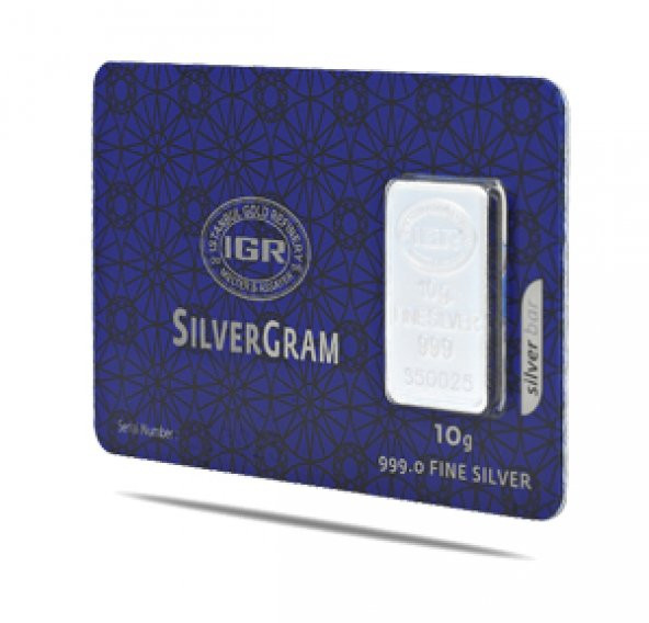 10 gr Gram Külçe Gümüş - 3