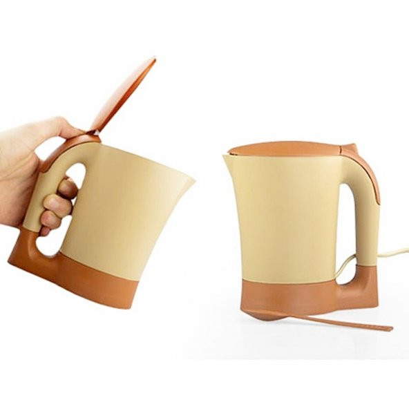 Plastik Mini Kettle Su Isıtıcı 0,60 Lt - 5