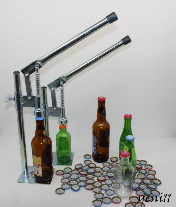 Büyük Boy Gazoz Soda Kapağı Kapatma Makinesi 100 Kapak