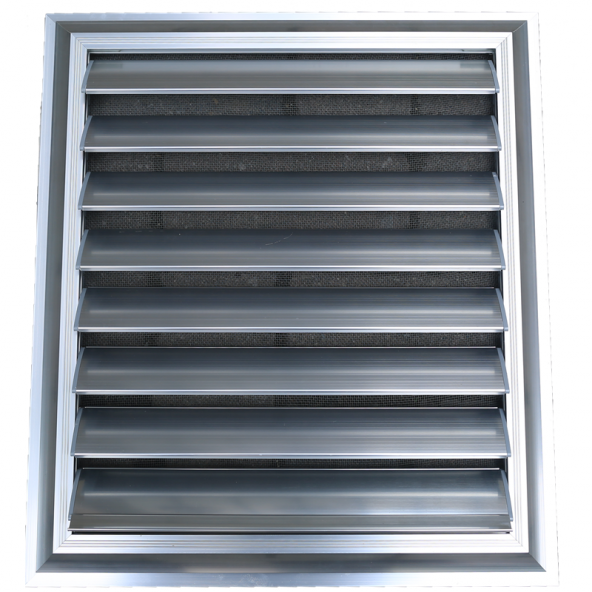 22x22 cm Banyo Havalandırma Alüminyum Parlak Krom Menfez - ÜCRETSİZ KARGO! ölçüler dıştan dışadır - 3