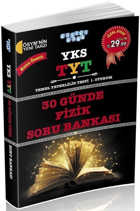 YKS TYT 1.Oturum 30 Günde Fizik Soru Bankası Akıllı Adam Yayınları