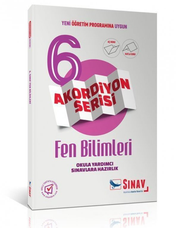 6. Sınıf Fen Bilimleri Akordiyon Kitap Sınav Dergisi Yayınları