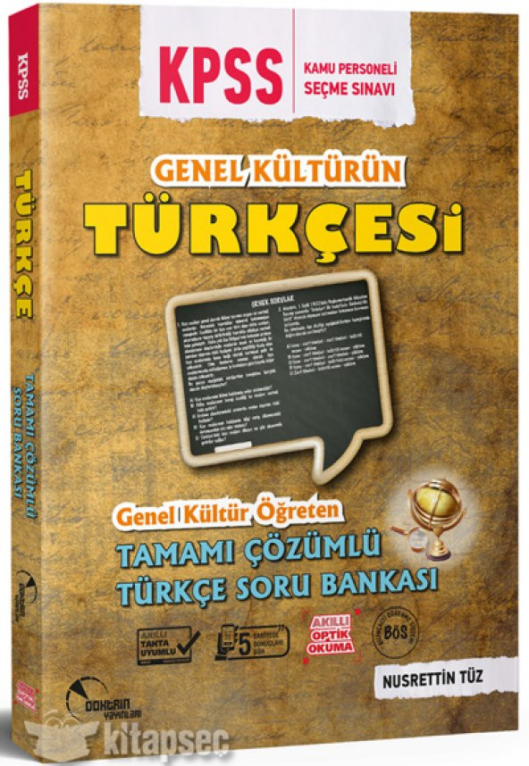 KPSS Genel Kültürün Türkçesi Çözümlü Soru Bankası Doktrin