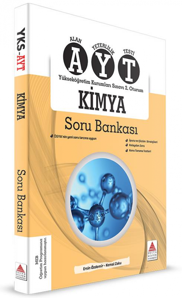 AYT Kimya Soru Bankası Delta Kültür Yayınları