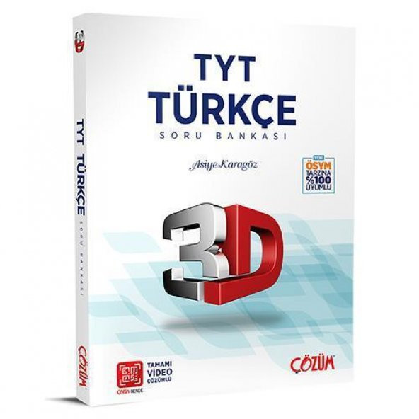 TYT 3D Türkçe Tamamı Video Çözümlü Soru Bankası Çözüm Yayınları