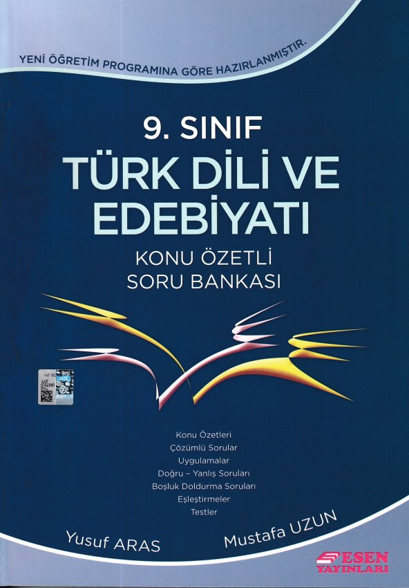 esen 9. Sınıf Türk Dili Ve Edebiyatı Konu Özetli Soru Bankası