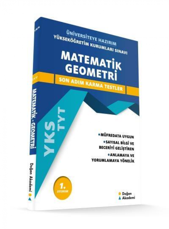 TYT Matematik Geometri Son Adım Karma Testler Doğan Akademi Yayınları