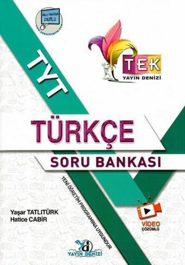 TYT Türkçe TEK Serisi Video Çözümlü Soru Bankası Yayın Denizi Yayınları