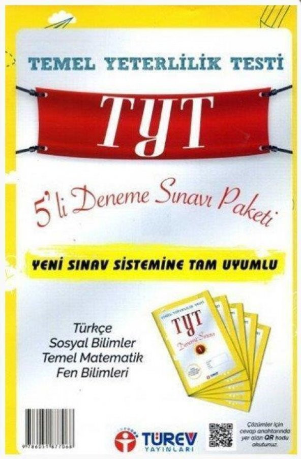 TYT 5 li Deneme Sınavı Türev Yayınları