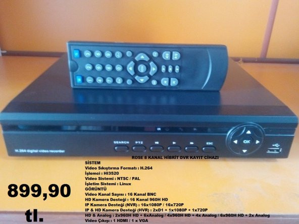 DVR KAYIT CİHAZI