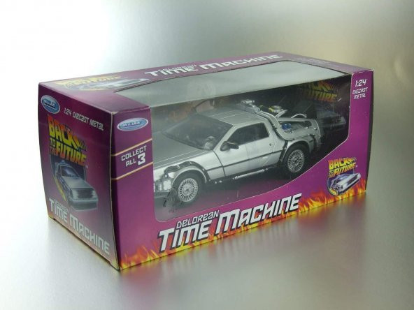 Geleceğe Dönüş Ful Set 1-2-3 Metal Model Araba Back To The Future - 5