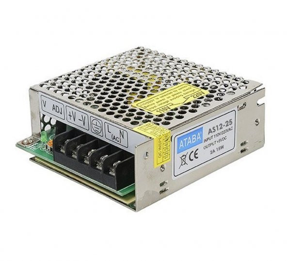 ADAPTÖR 5V 5A 25W METAL KASA ATABA AS5-25
