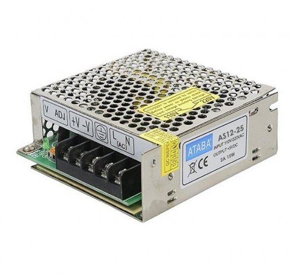 ADAPTÖR 5V 3A 15W METAL KASA ATABA AS5-15
