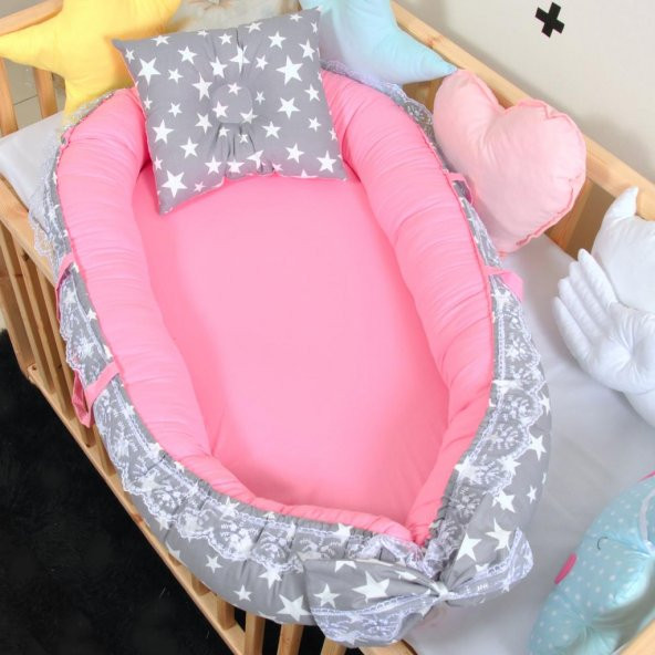 Babynest Bebek Beşikleri Yatağı Anne Yanı Uyku Seti XL GYP306