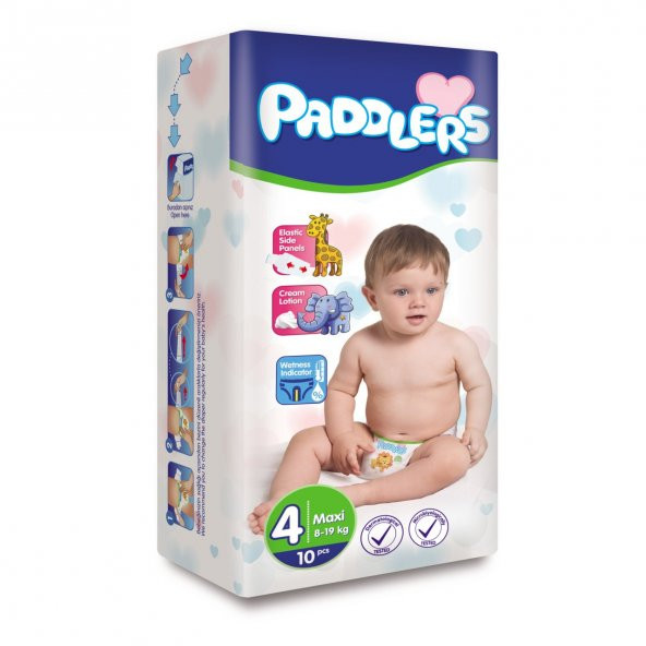 Paddlers 4 Numara Maxi 10 Adet (8-19 Kg) Deneme Paketi