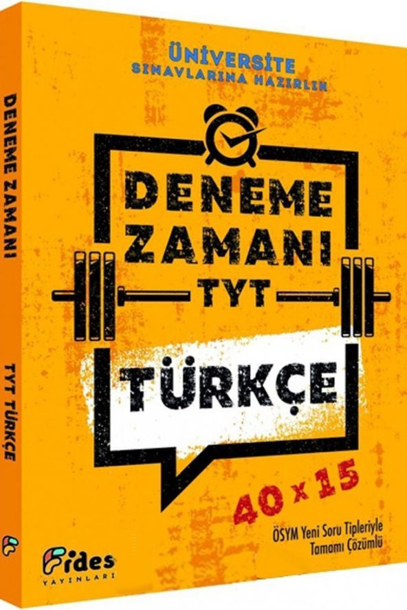 Fides TYT Türkçe 40x15 Deneme Zamanı