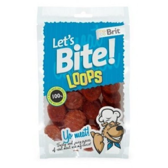 Brit Lets Bite Loops Tahılsız Köpek Ödülü 80 gr