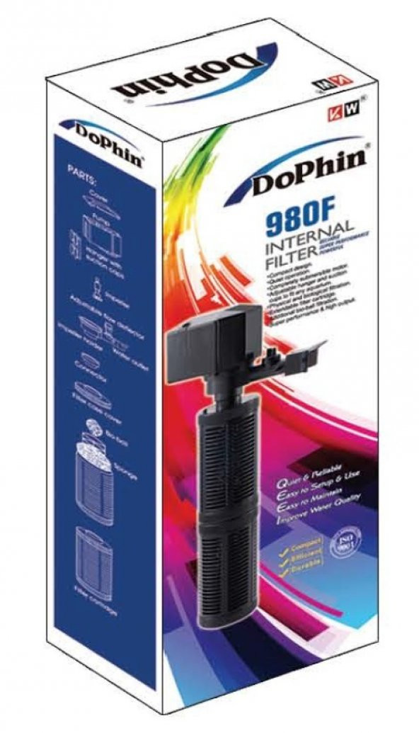 Dophin 980F Akvaryum İç Filtre 1500 L/H