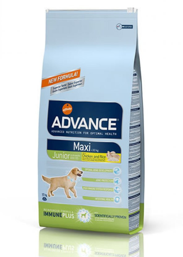 Advance Maxi Junior İri Irk Genç Köpek Maması 15 kg