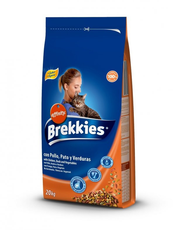 Brekkies Mix Tavuklu Patatesli Yetişkin Kedi Maması 20 kg