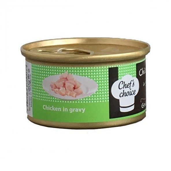 Chefs Choice Tavuk Etli Tahılsız Kedi Konservesi 80 Gr