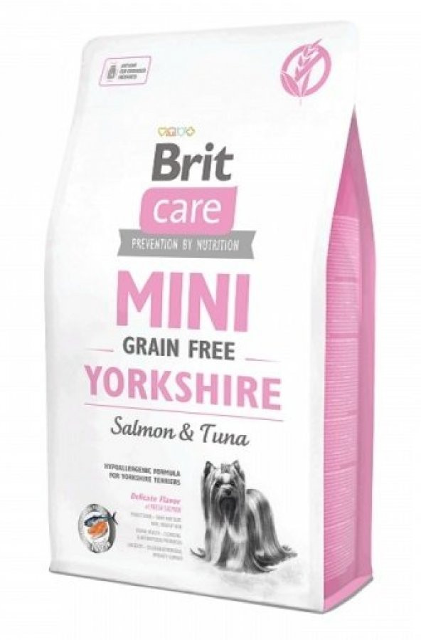 Brit Care Mini Adult Yorkshire Somon - Tuna Balıklı Mama 2 Kg