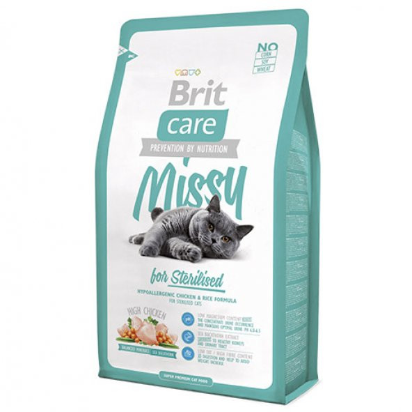 Brit Care Missy Sterilised Kısırlaştırılmış Kedi Maması 2 Kg