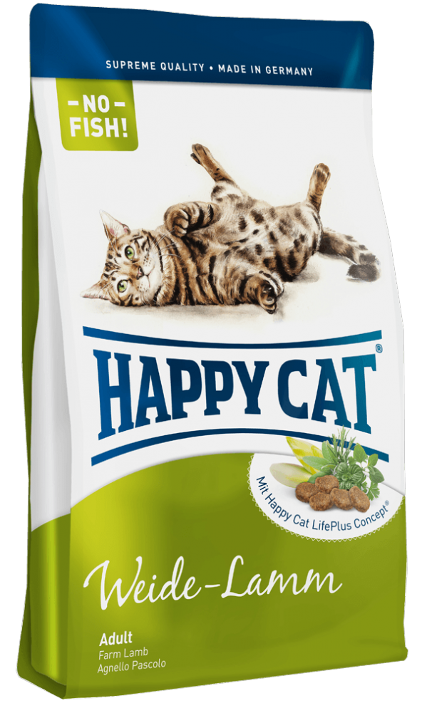 Happy Cat Weide Lamm Kuzu Etli Kedi Maması 1,4 Kg