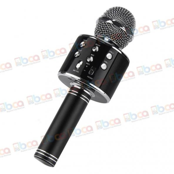 WS 858 Bluetooth Karaoke Mikrofon Kablosuz Hoparlör - 5