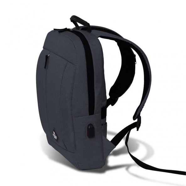 My Valice Smart Bag GALAXY Usb Şarj Girişli Notebook Sırt Çantası Füme - 4