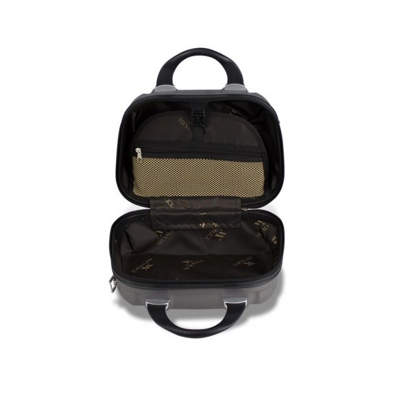 My Valice Smart Bag Exclusive Usb Şarj Girişli 3lü Valiz Seti (Kabin, Orta ve Makyaj) Antrasit - 5