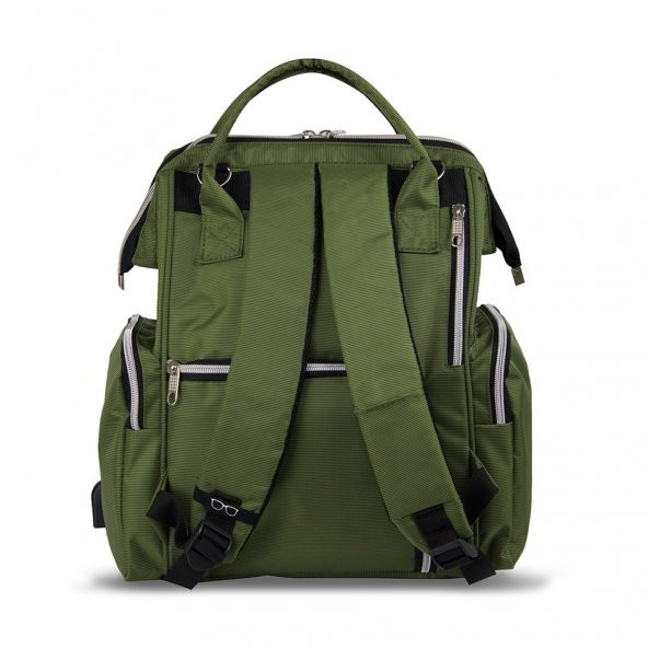 My Valice Smart Bag Happy Mom Usbli Anne Bebek Bakım ve Sırt Çantası Yeşil - 3