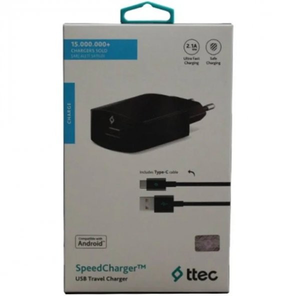 TTEC Samsung Huawei  Type C USB-C S Şarj Aleti 10WATT 2.1 Amper - 7