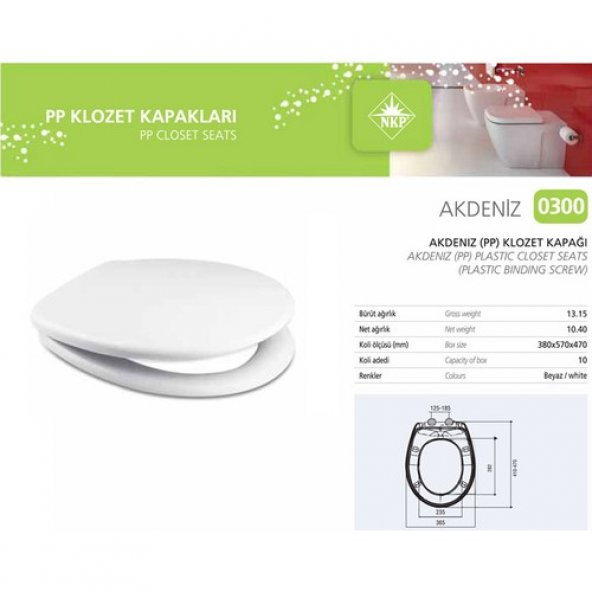 Nkp Akdeniz Alttan Sıkmalı Kırılmaz Klozet Kapağı - 3