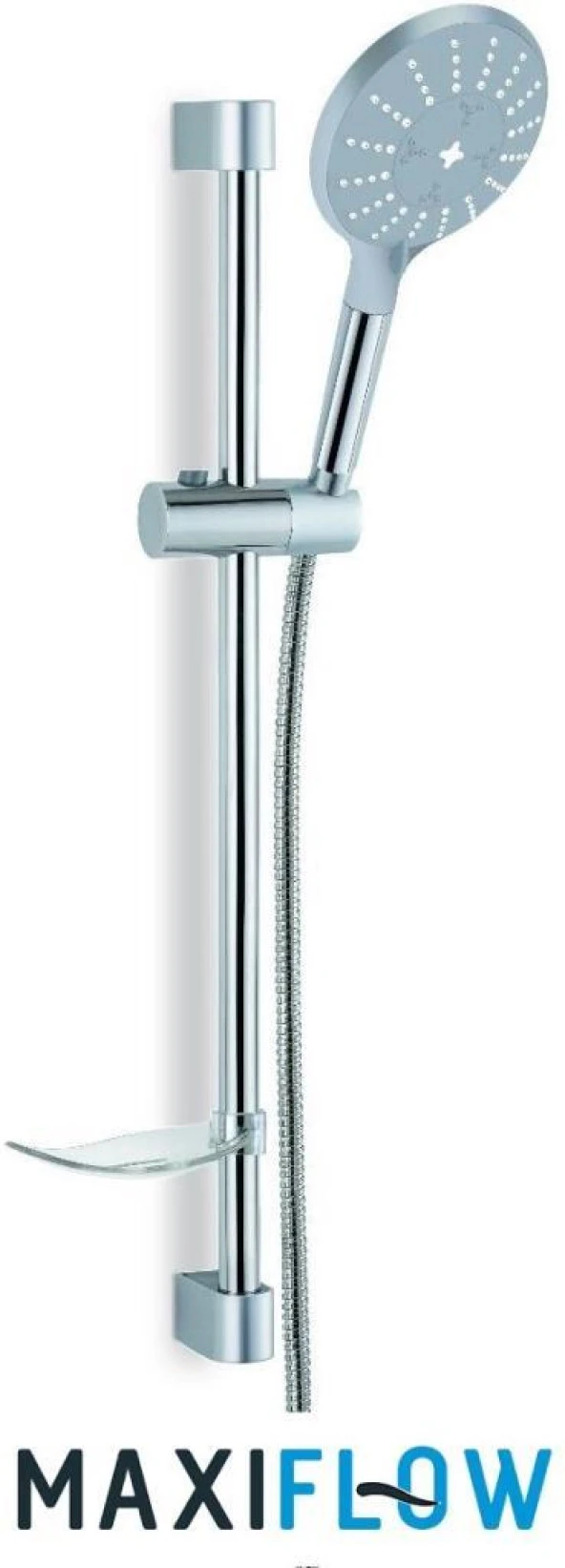Banyo Sürgülü Duş Seti ** Sabunluklu** MAXİFLOW