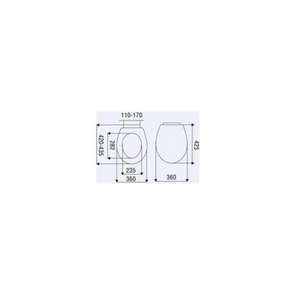 Nkp Smart Soft Close Yavaş Kapanan Amortisörlü Klozet Kapağı - 6
