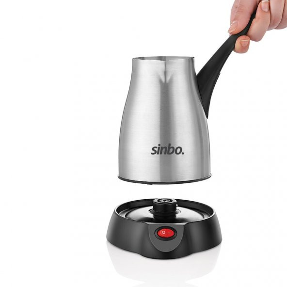 SİNBO SCM-2943 İnox Elektrikli Cezve Türk Kahve Makinesi Kablosuz - 3