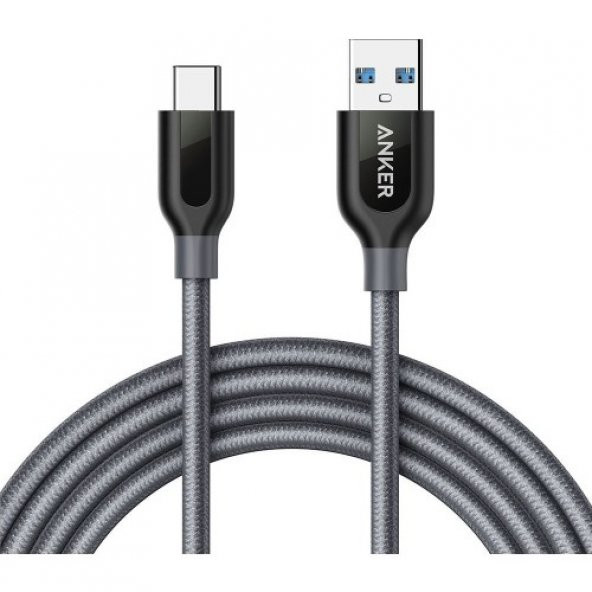 Anker Powerline+ USB Type C USB 3.0 Örgülü Şarj/Data Kablosu 0.9