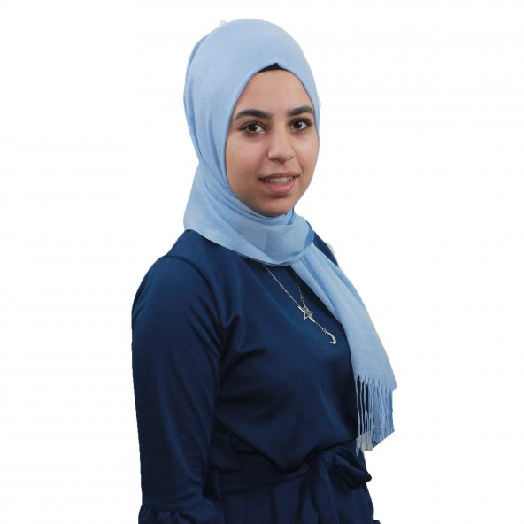 Kadın Saçaklı Şal Pamuklu - Eşarp Şal - 11