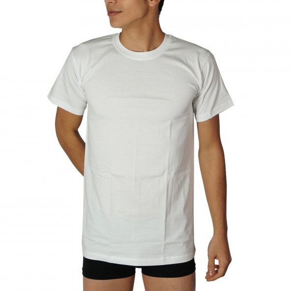 6  Adet Erdem Pamuk Sıfır Yaka Erkek Fanila - T-Shirt