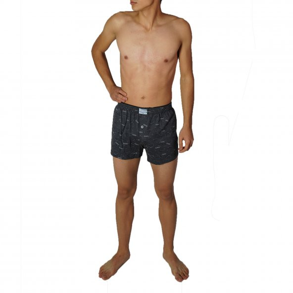 Doralüx Erkek Desenli Boxer 100 Pamuk Boxer Şort - 6