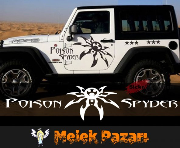 Poison Spyder Oto, Araba Sticker