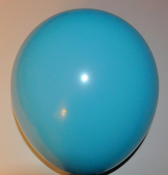 Zincir Balon Normal Mat Klasik Mavi Renk Balon 100 Adet