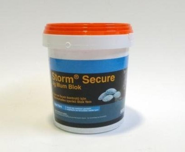 Storm Secure 4g Mum Blok Fare Sıçan İçin Blok Yem Fare Zehiri 500 Gr