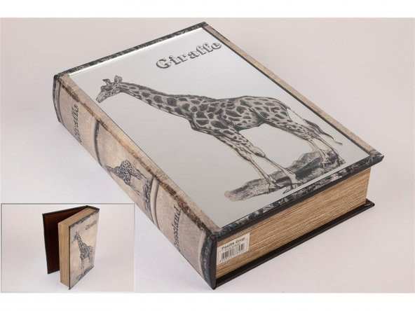 Zürafa Kitap Şek Aynalı Kutu 33x22cm