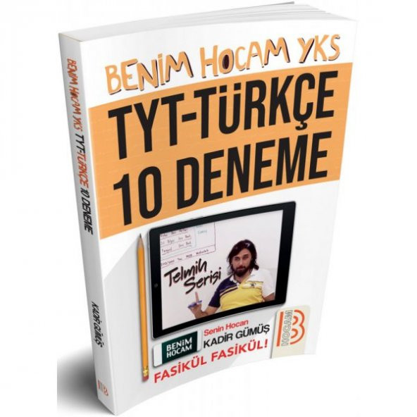 YKS-TYT Türkçe 10 Deneme Kadir Gümüş Benim Hocam Yayınları