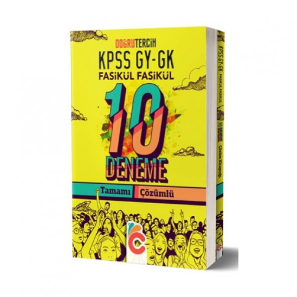 Doğru Tercih Yayınları 2018 KPSS GY-GK Fasikül Fasikül Çözümlü 10