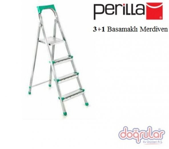 Merdiven Doğrular Perilla 3+1 Basamaklı Merdiven